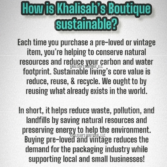 Hello, everyone! Welcome to Khalisah's Boutique! - Picture 9 of 10